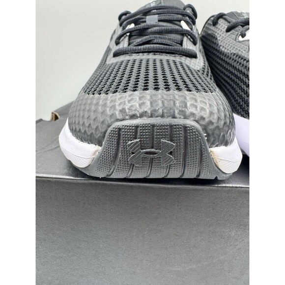 UNDER ARMOUR MEN'S SURGE 3 RUNNING SHOE BLACK WHITE SIZE 11 - Picture 6 of 16